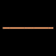 Striebel&John - Sammelschiene Kupferschiene ZX1067 30x10mm L:1048mm