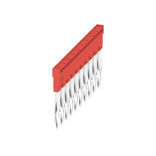 Weidmüller - Querverbinder/Brücker für Reihenklemme Querverbinder ZQV 2.5N/10 RD Z-Reihe, Polzahl: 10 − 20 Stück