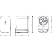 Theben - Bussystem-Stellantrieb Digitale KNX-Zeitschaltuhr CHEOPS S 10m KNX