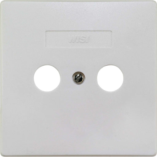 Wisi - Abdeckrahmen Abdeckplatte 2-Loch DW42 75x75 mm − 1 Stück by Wisi
