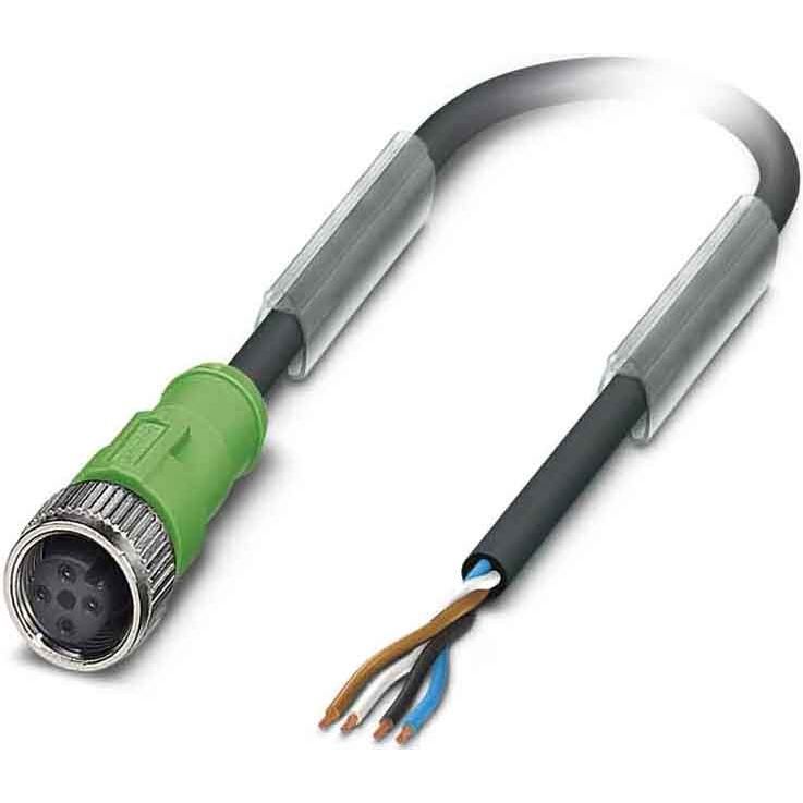 Phoenix Contact - Konfektioniertes Sensor-Aktor-Kabel Sensor-/Aktor-Kabel SAC-4P-15,0PUR/M12FS Buchse M12 4pol. − 5 Stück