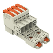 WAGO GmbH & Co. KG - Ein- und mehrpolige Klemmenleiste 1-Leiter-Stiftleiste 832-1204/306-000 PushinCAGECLAMP,lgr − 5 Stück