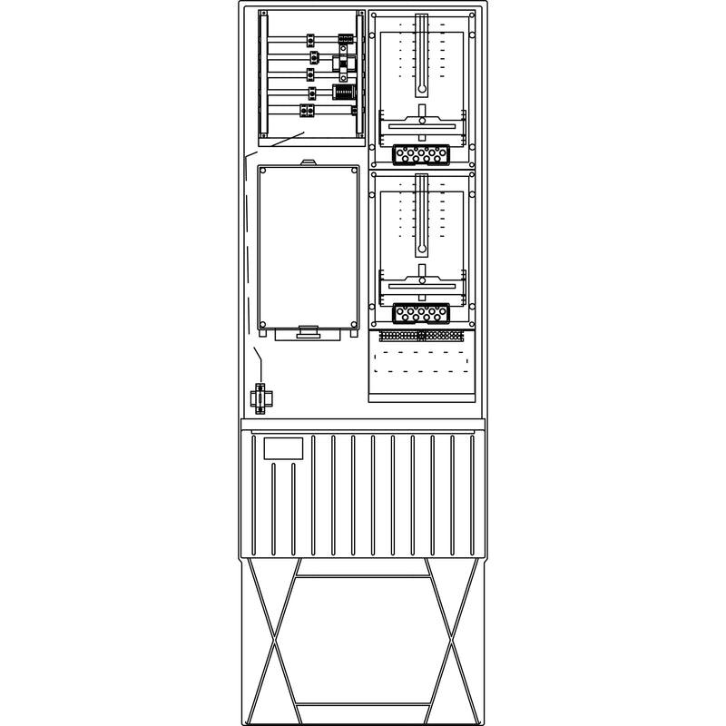 Elsta Mosdorfer - Zähler-Komplettschrank Zähleranschlusssäule ZS322T.N5.12 A320 N5 1Z TSG 3.HZ