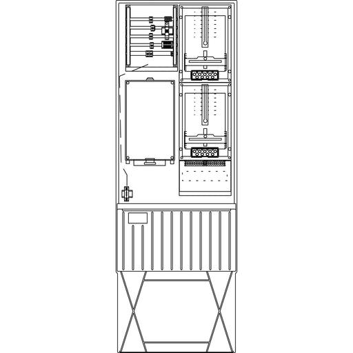 Elsta Mosdorfer - Zähler-Komplettschrank Zähleranschlusssäule ZS322T.N5.12 A320 N5 1Z TSG 3.HZ