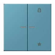 Jung - Bedienelement intelligent eNet Taster Universal 1f. FM LC 1701 212 ceruleen vif (32031)