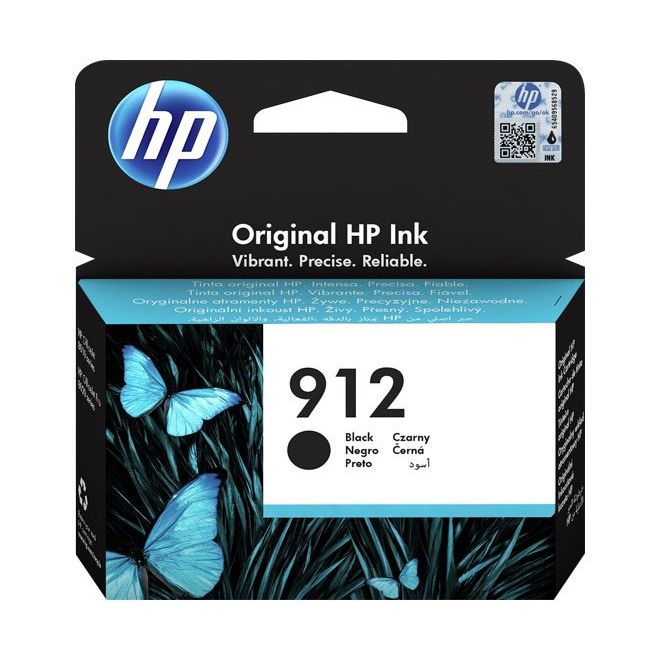 HP - Verbrauchsmaterial für Telefax/Drucker/MFC Tintenpatrone 912/3YL80AE sw schwarz
