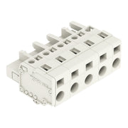 WAGO - Kabelsteckverbinder für Leiterplattensteckverbinder 1-Leiter-Federleiste 721-205/008-000 CAGECLAMP 2,5mm²,lgr − 50 Stück