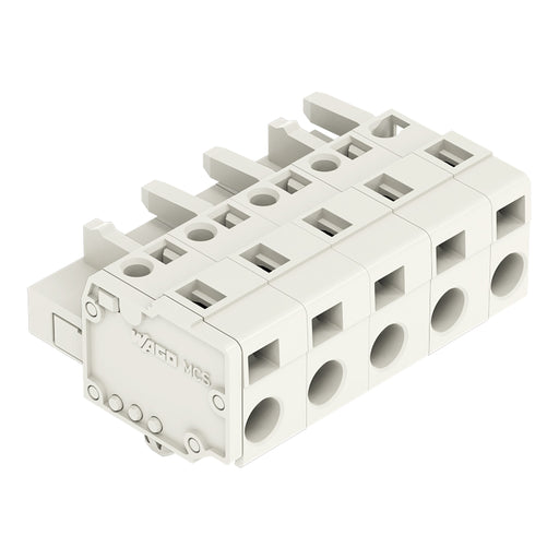 WAGO - Kabelsteckverbinder für Leiterplattensteckverbinder 1-Leiter-Federleiste 721-205/008-000 CAGECLAMP 2,5mm²,lgr − 50 Stück
