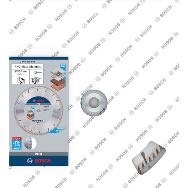 Bosch - Trenn-/Schleifscheibe PRO Multi Material 2608615068 Diamanttrennscheibe