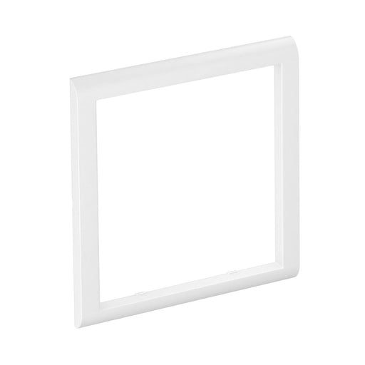 OBO Bettermann - Deckel für Dose/Gehäuse für Montage in der Wand/Decke UP-Blendenrahmen WG-UBR2 RW 2-fach, PC, RAL 9010