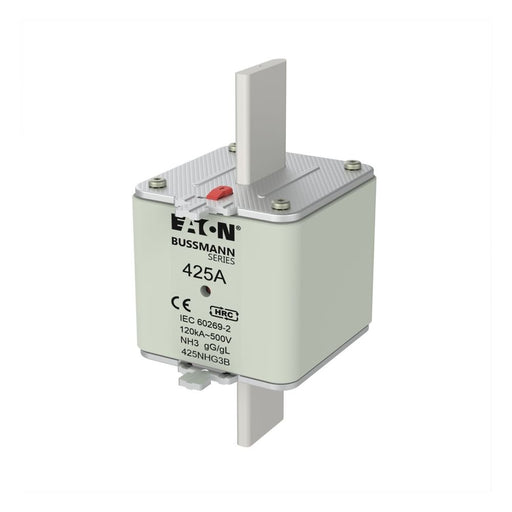 Eaton - Messersicherung Sicherungseinsatz Nieders. NH-SICHERU#425NHG3B 425A AC 500V 120kA − 3 Stück