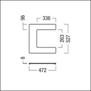 Zumtobel - Mechanisches Zubehör/Ersatzteile für Leuchten Leuchtenfuß ARTELEA C-BASE WH weiß