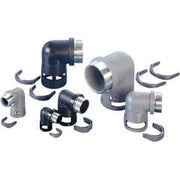 ABB Stotz-Kontakt - Kunststoff-Wellschlauch-Verschraubung Anschl.armatur 90Gr.Winkel NVWV-P112 Metallgewinde PG − 50 Stück