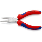 Knipex - Flachzange Flachrundzange 25 05 140 mit Schneide, 140mm
