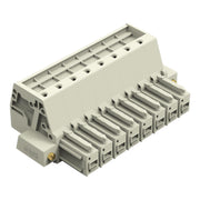 WAGO GmbH & Co. KG - Ein- und mehrpolige Klemmenleiste 1-Leiter-Federleiste 831-3108/107-000 CAGECLAMP,10mm²,lgr − 12 Stück
