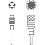 Leuze - Konfektioniertes Sensor-Aktor-Kabel Verbindungsleitung KDS U-M8-3A#50130932