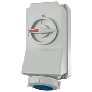 Mennekes - CEE-Steckdose abschaltbar, abgesichert (IEC 60309) Wanddose DUO 51411 32A7p9h230V, IP67