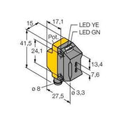 Turck - Lichtleitersensor/Lichtleiterverstärker Opto Sensor QS18VN6FPQ7 Lichtleiter