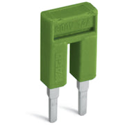WAGO - Querverbinder/Brücker für Reihenklemme Kammbrücker, isoliert 2000-402/000-018 2-fach,gelb/grün − 25 Stück