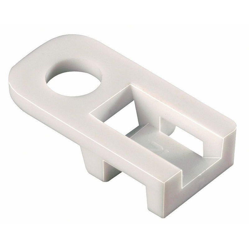 HellermannTyton - Befestigungssockel und -element für Kabelbinder Schraubsockel CTAM2 PEEK BGE 100 beige − 5000 Stück