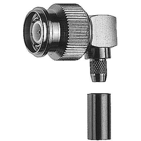 Telegärtner - Koax-Steckverbinder TNC-Kabelwinkelstecker 100023711 cr/cr, G8 (RD-316)