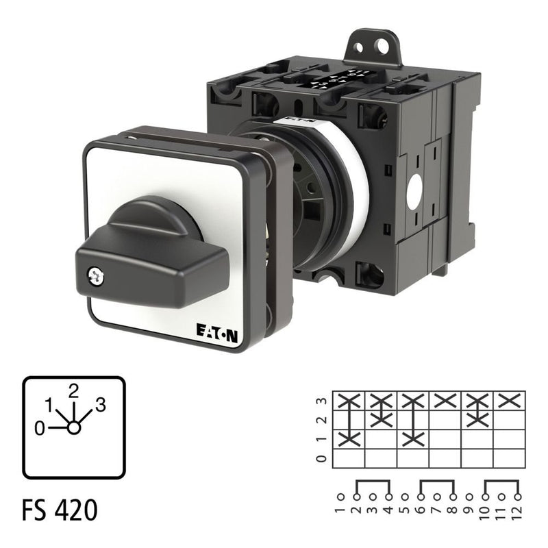 Eaton - Lastschalter Stufenschalter T3 32A T3-3-8313/Z 32A Zwischenbau