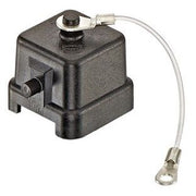 Harting - Schutzkappe für Industriesteckverbinder Abdeckkappe Anbaugehäuse 09200035450 Baugröße: 3A − 10 Stück