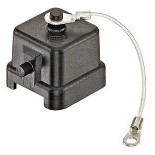 Harting - Schutzkappe für Industriesteckverbinder Abdeckkappe Anbaugehäuse 09200035450 Baugröße: 3A − 10 Stück