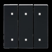 Busch-Jaeger - Abdeckung/Bedienelement für Installationsschalterprogramme Wippe 3-fach 2570-30-81 Elektroniktaster