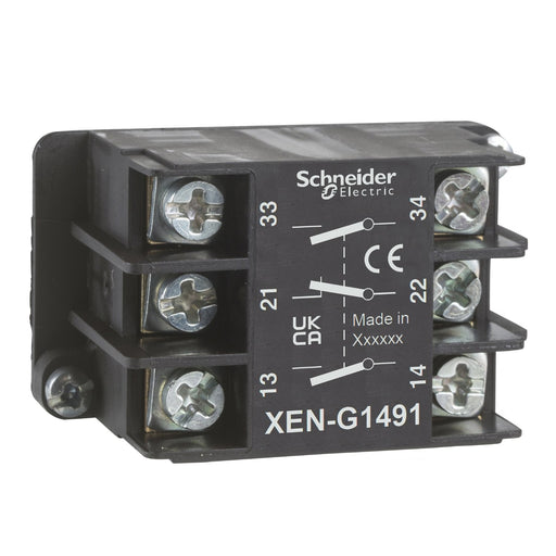TE Sensors - Hilfsschalterblock Hilfsschalter XENG1491 2S+Ö