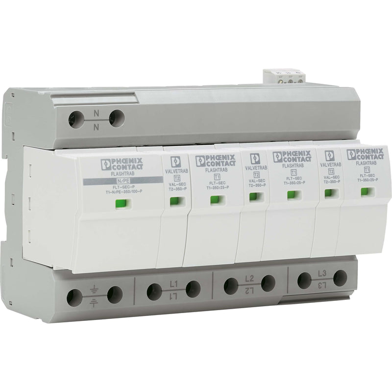 Phoenix Contact - Kombi-Ableiter für Energietechnik Kombiableiter FLTSECT1T23S350/25FM Typ 1+2 − 1 Stück