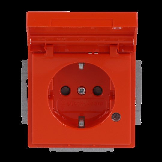 Busch-Jaeger - Steckdose SCHUKO Steckdosen-Einsatz 20 EUKNBL-14-82 orange RAL2004