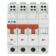 Eaton - Leitungsschutzschalter PLI-D4/3N D 4A, 3p+N Steckkl