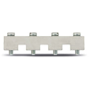 WAGO - Querverbinder/Brücker für Reihenklemme Brücker 4-fach 883-1244 blank,silberfarben − 10 Stück