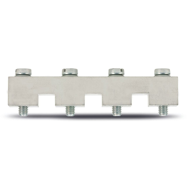WAGO - Querverbinder/Brücker für Reihenklemme Brücker 4-fach 883-1244 blank,silberfarben − 10 Stück