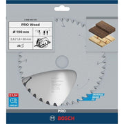 Bosch - Kreissägeblatt PRO Wood Kreissägeblatt, 2608640616 190 x 2,6 x 30 mm