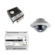 TCS Tür Control - Türsprech-Set Videosprechanlgenset color VK03 m. Einbau Domekamera