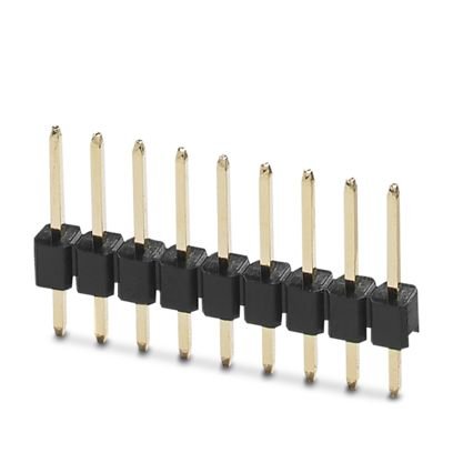 Phoenix Contact - Leiterplattensteckverbinder Stiftleiste PSTD 0,65X0,#1252180 − 50 Stück