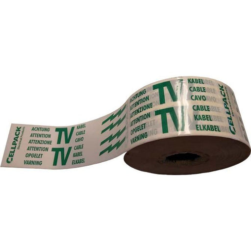 Cellpack - Warnband Warnband/100mmx250m/TV 125627 Trassenwarnband