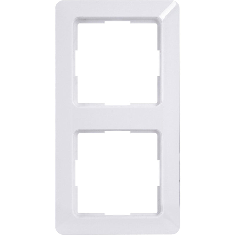 Kopp - Abdeckrahmen 2fach 305713005 arktis-ws − 10 Stück