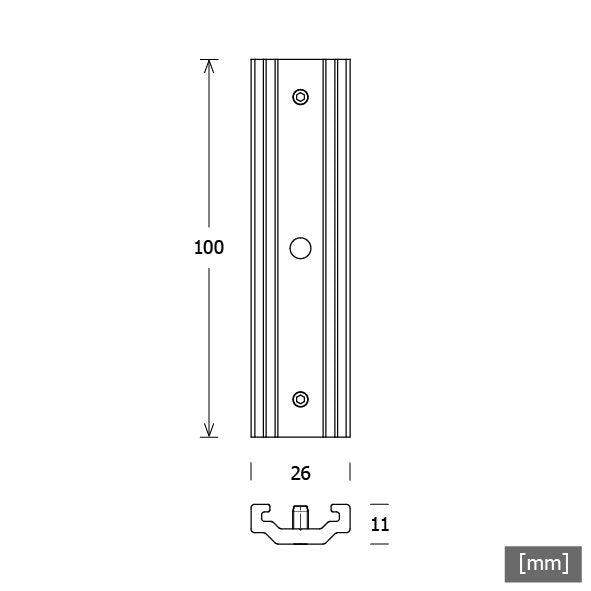 LTS Licht&Leuchten - Mechanisches Zubehör/Ersatzteile für Leuchten L-Verbinder ST-IM/S9000-322LA ws mechanisch ws