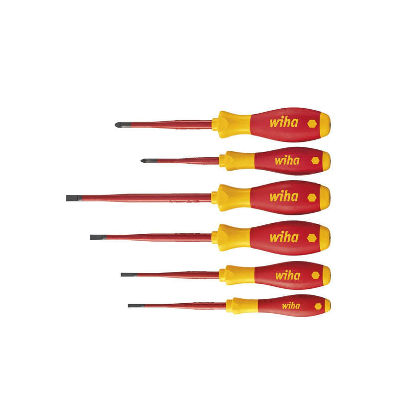 Wiha - Schraubendreherset Schraubendrehersatz 3201SF ZK6 S.6tlg SoftFinish electric
