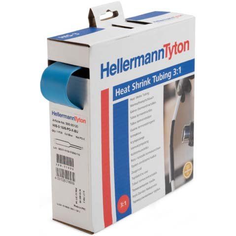HellermannTyton - Schrumpfschlauch Warmschrumpfschlauch HIS-3-9/3-POX-GNYE 3:1 gn-ge 5m