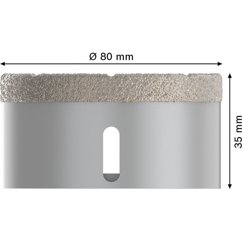 Bosch - Bohrer PRO Ceramic dry 2608599025 Trockenbohrkrone 80