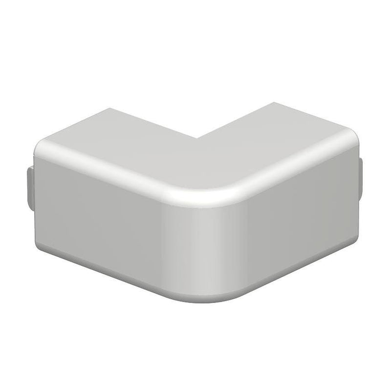 OBO Bettermann - Außeneck für Leitungsführungskanal Außeneckhaube WDK HA20020RW 20x20mm − 4 Stück