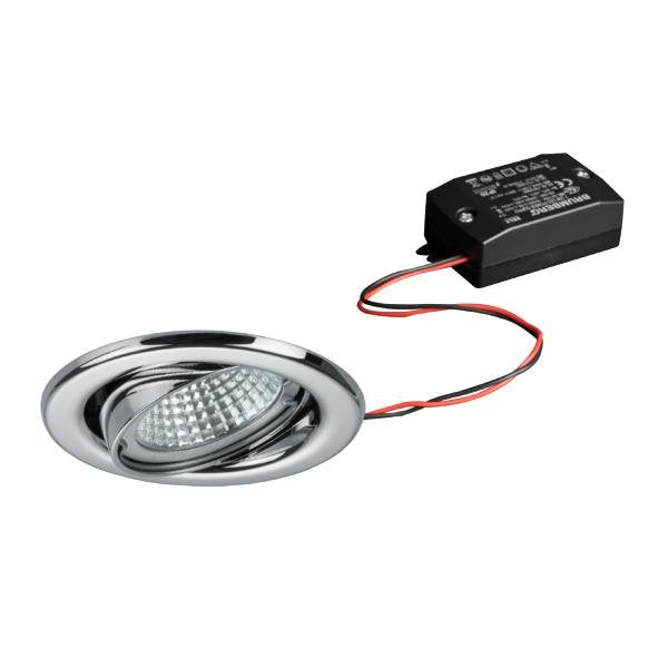 Brumberg Leuchten - Downlight/Strahler/Flutlicht LED-Einbaustrahler 350mA 38180023 3000K chrom