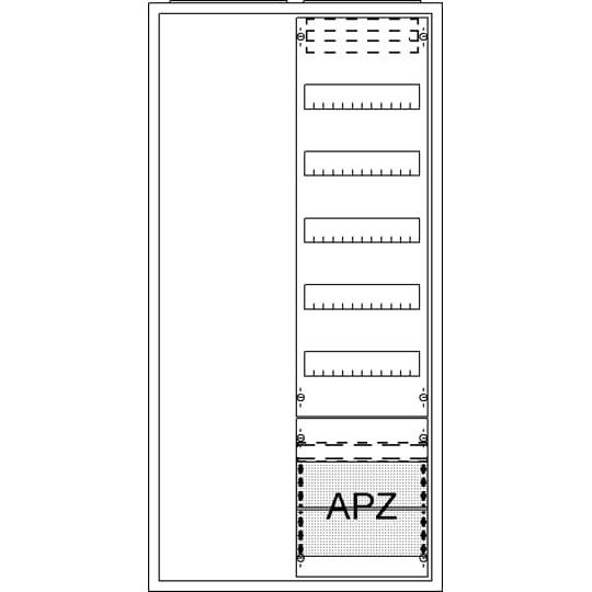 Striebel&John - Zähler-Komplettschrank Ausbauschrank AA27A1A APA27 1F1V5A2