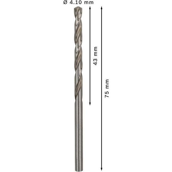 Bosch - Bohrer PRO Metal HSS-G 2608585486 Spiralbohrer 4,1 x