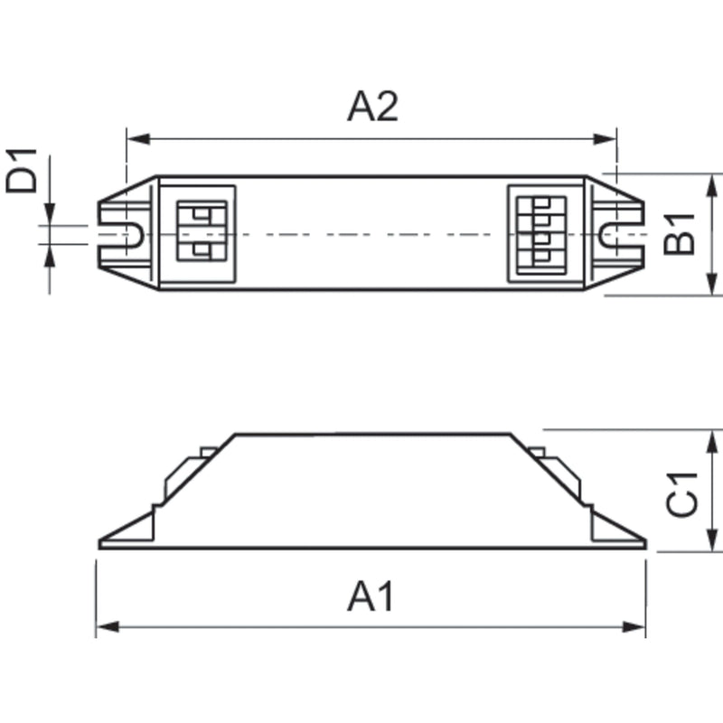 Philips Lighting - Vorschaltgerät HF-M BLUE 114 LH EVG