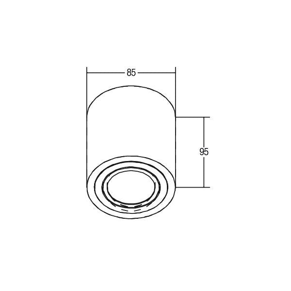 Brumberg Leuchten - Decken-/Wandleuchte LED-Deckenanbauleuchte 12063173 3000K weiß
